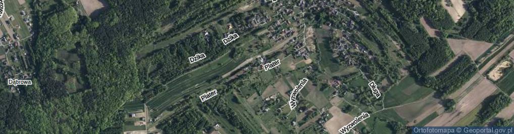 Zdjęcie satelitarne Plater Emilii ul.